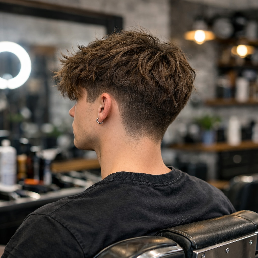 Messy Fringe hiustyyli